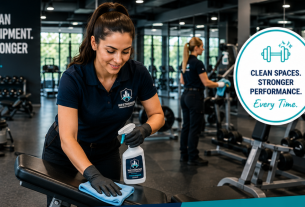 gym and fitness Center Cleaning Services Featured Image