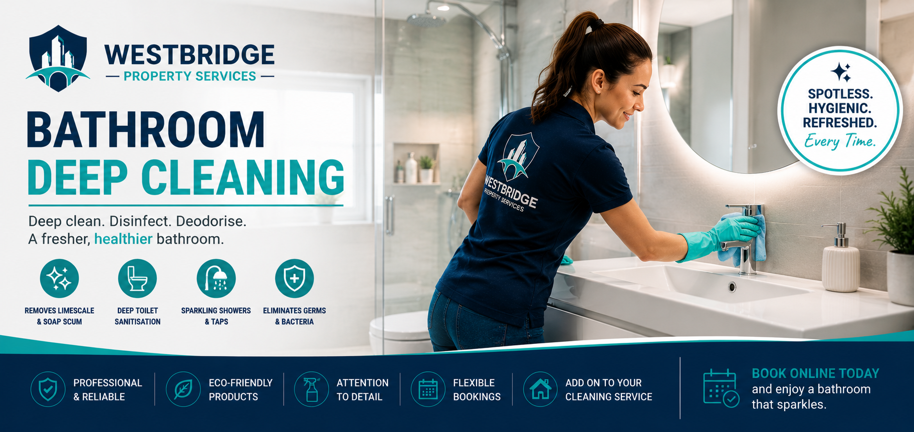 Bathroom cleaning services